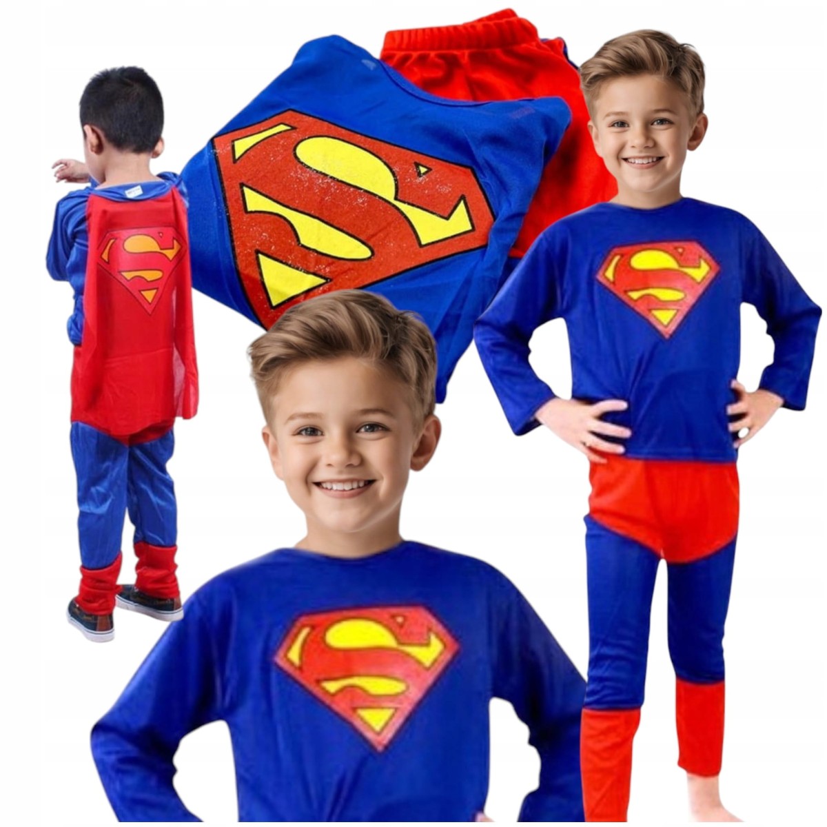 strój superman przebranie kostium