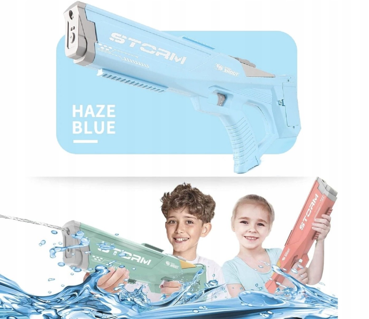 elektryczny karabin na wodę storm