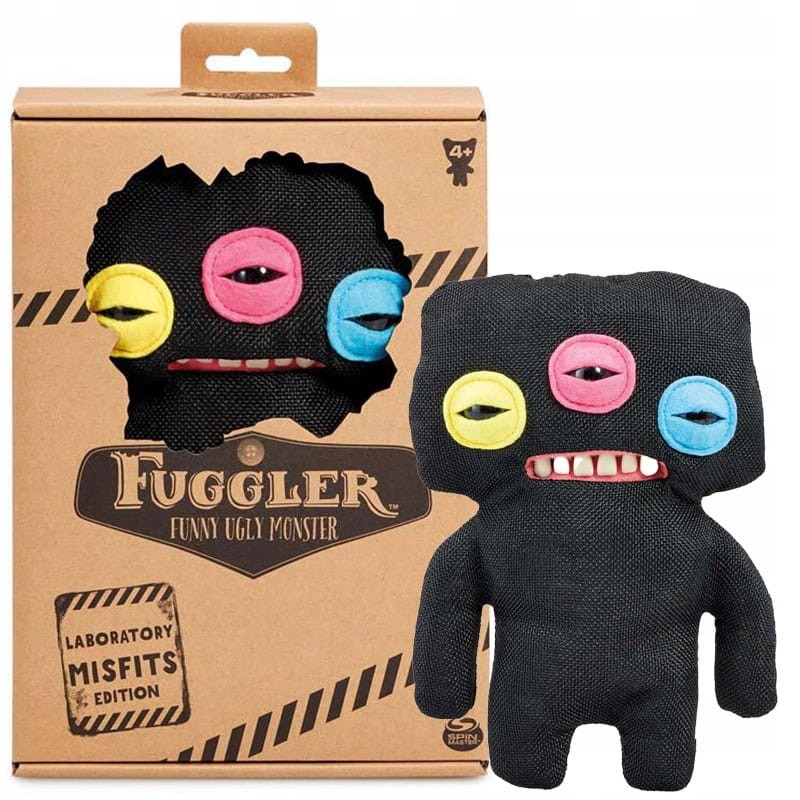 fuggler czarny kosmita maskotka