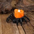 pająk świecznik led dekoracja na halloween