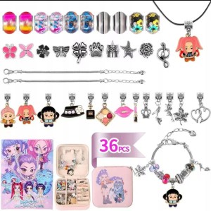 Zestaw do robienia bransoletek i biżuterii Kpop Demon Hunters