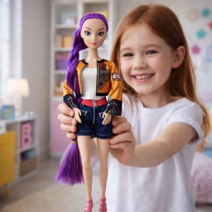 Rumi Lalka z muzyką Kpop Demon Hunters