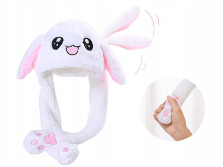 Czapka z ruchomymi uszami