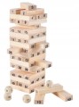 jenga zręcznościowa gra dla dzieci drewniana