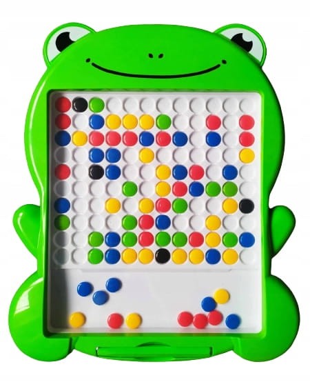 tablica magnetyczna mozaikowa montessori żaba