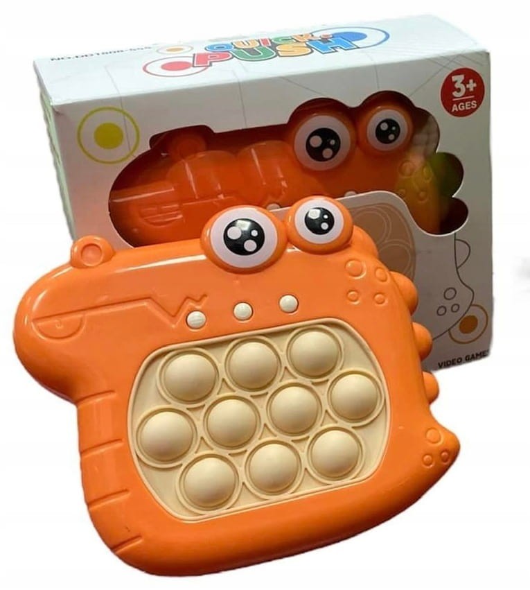 gra elektroniczna pop it krokodyl