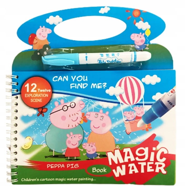 wodna kolorowanka Świnka Peppa z magicznym flamastrem