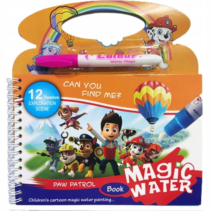 kolorowanka wodna Psi Patrol