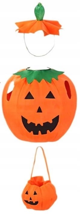 strój przebranie dyni kostium na halloween