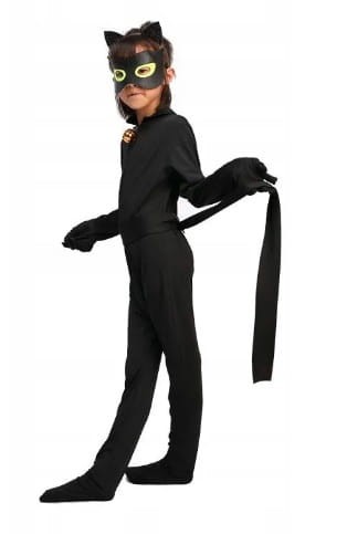 przebranie kostium czarna kocica dla dzieci