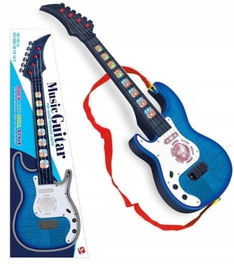 gitara dla dzieci świecąca grająca